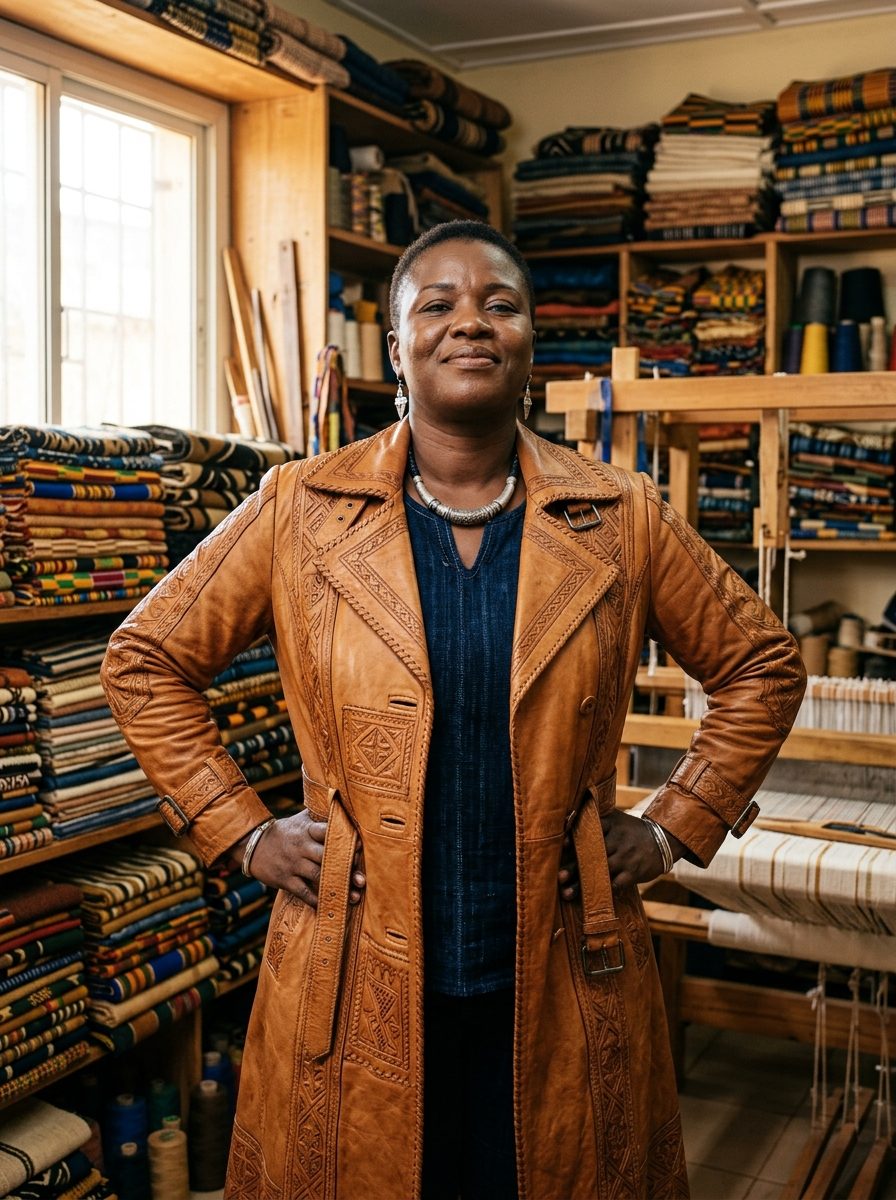 Emeka Nwosu — Leather signature work