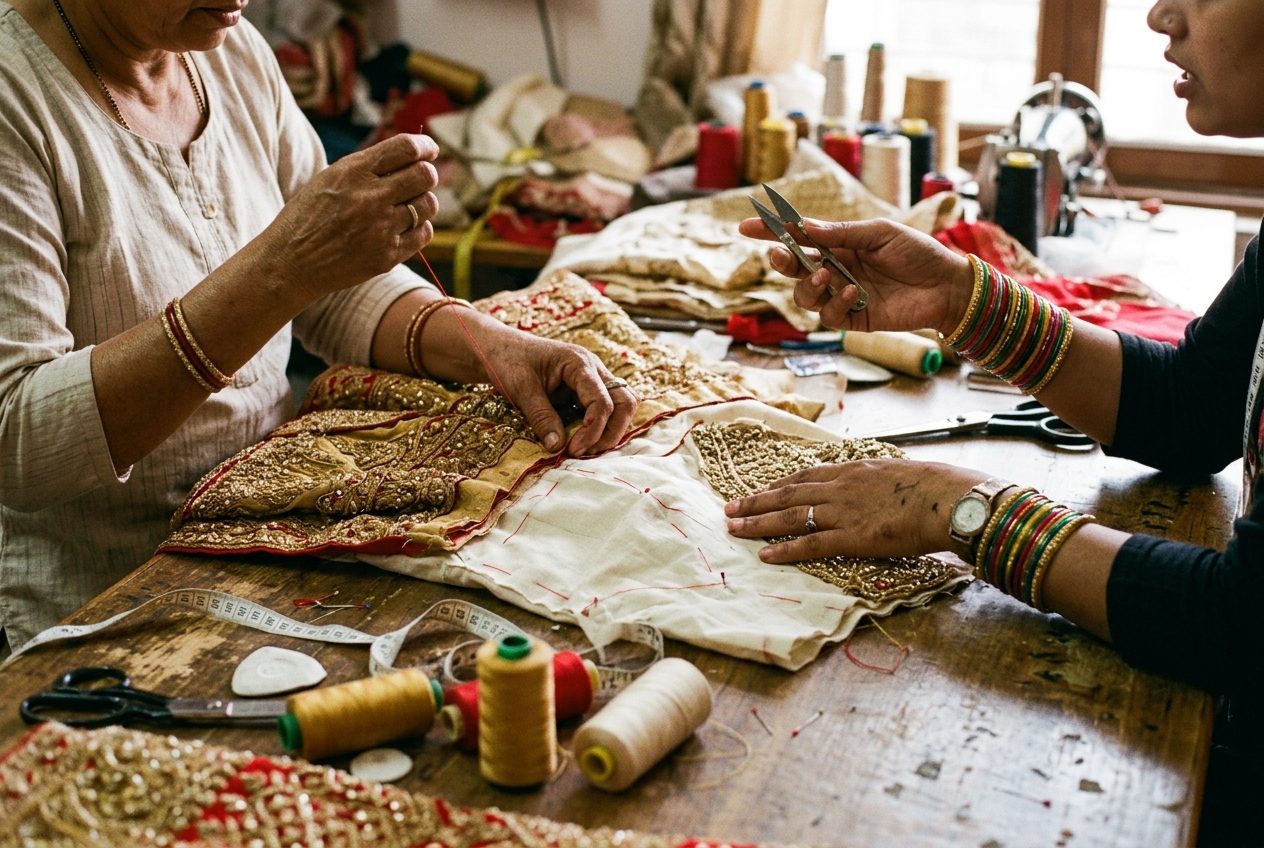 Work in progress at Kapoor-Diallo, New Delhi