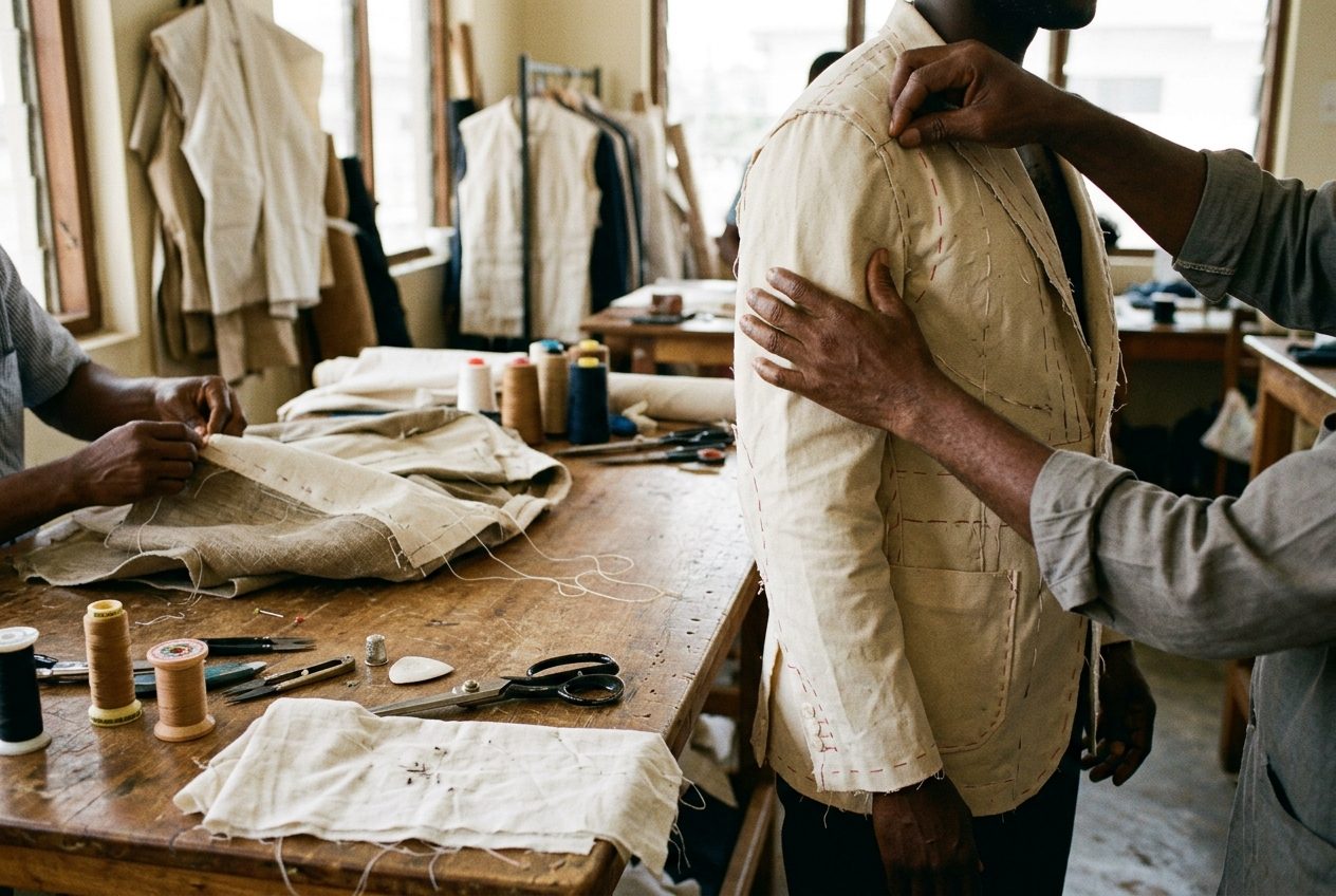 Work in progress at Mensah & Sons, Accra
