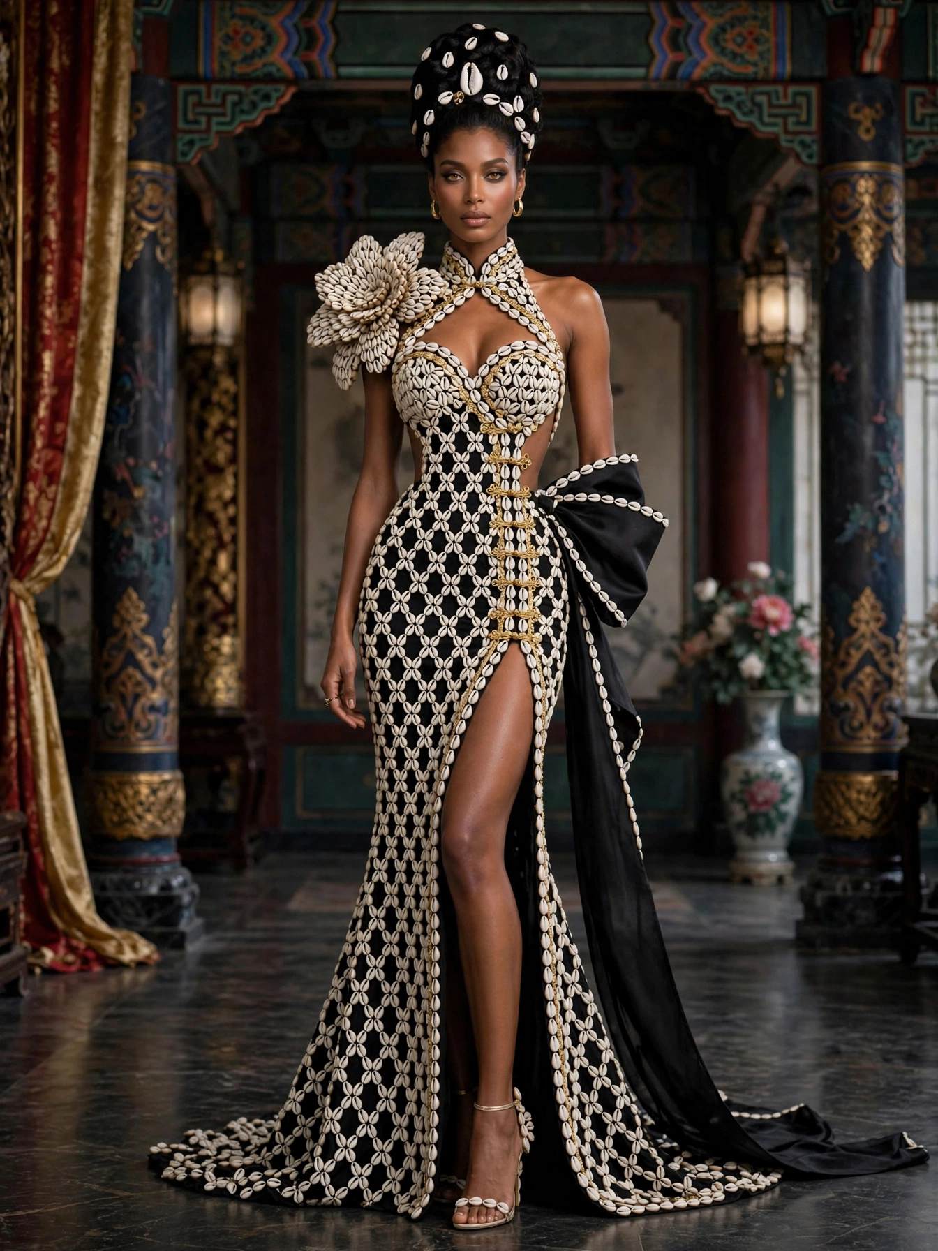 The Cowrie Shell Gown
