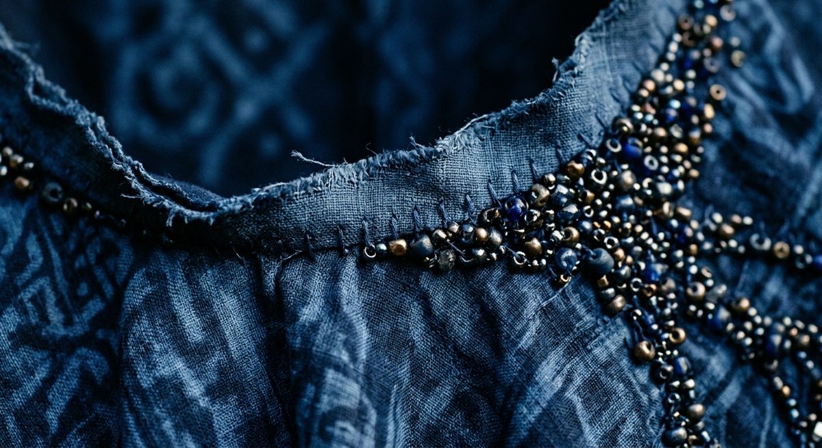 Construction detail — Deep Vat Gown