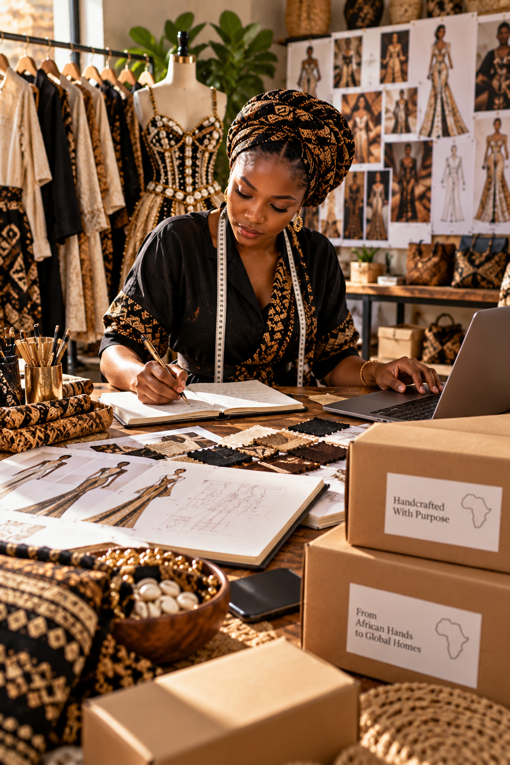 A pattern-cutting atelier
