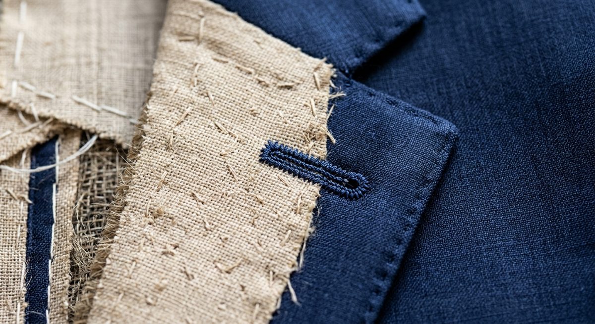 Construction detail — Abidjan Groom Suit