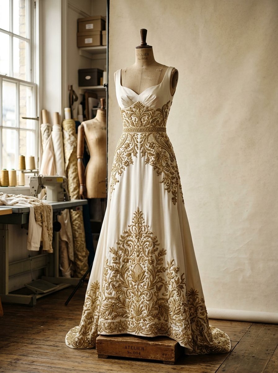 Efua Asante — Embroidery & beading signature work