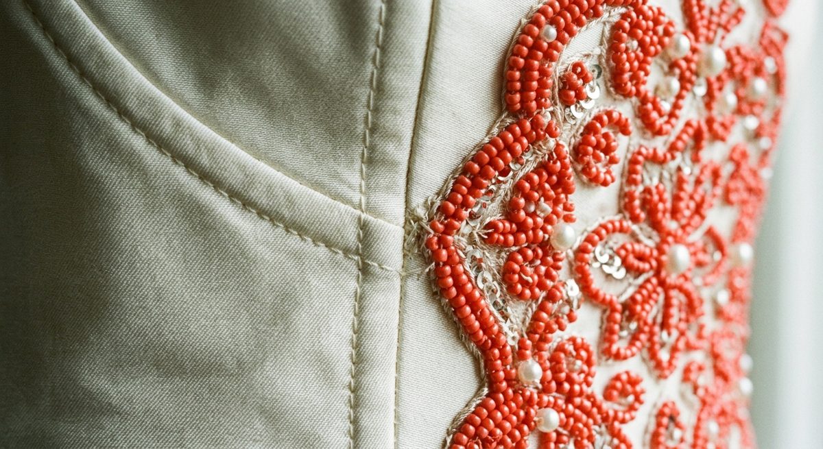 Construction detail — Headingley Bridal Pair